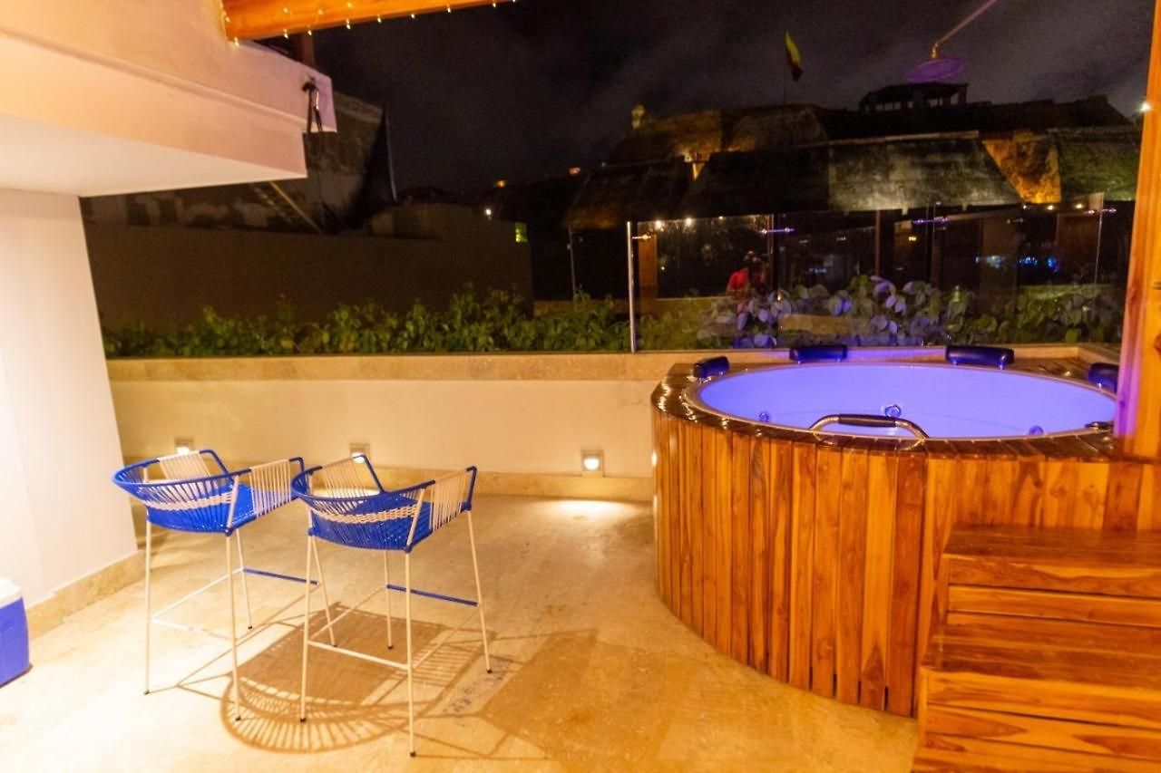 Holiday home Blue House Castillo View Private Jacuzzi & Colonial Balconies